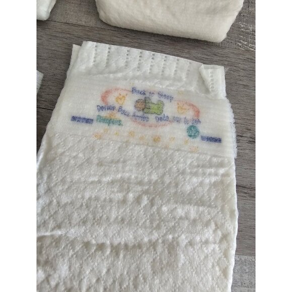 Vintage Pampers Disney Disposable Diaper Lot Of 4 Sesame Street Big Bird - Picture 5 of 8
